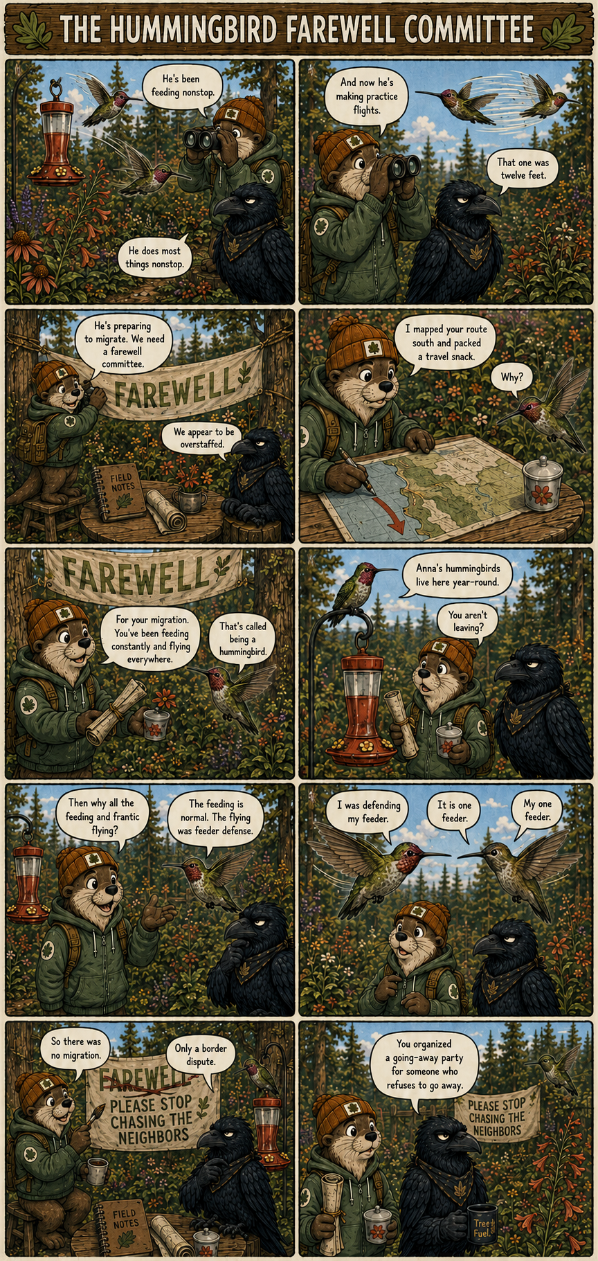 The Hummingbird Farewell Committee