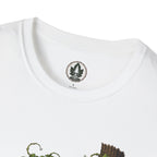 Kudzu Vine Monster with Garden Gnome Version 2 T‑Shirt