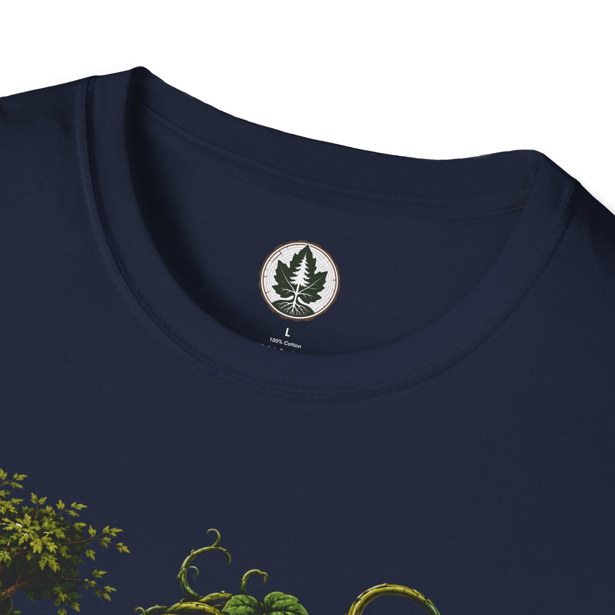 Kudzu Vine Monster with Garden Gnome Version 4 T‑Shirt