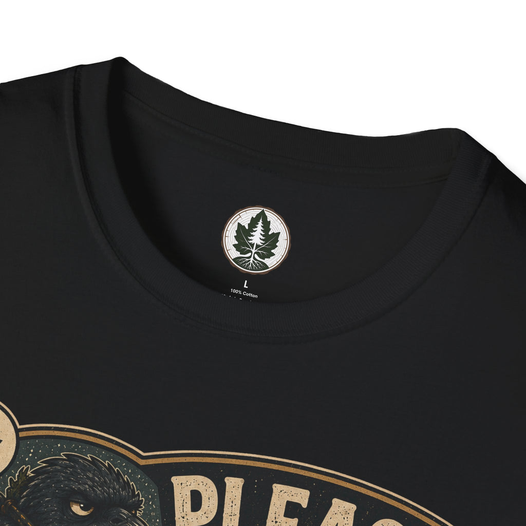 Please Leaf Me Alone (This is Why I Work Alone) Version 5 T‑Shirt