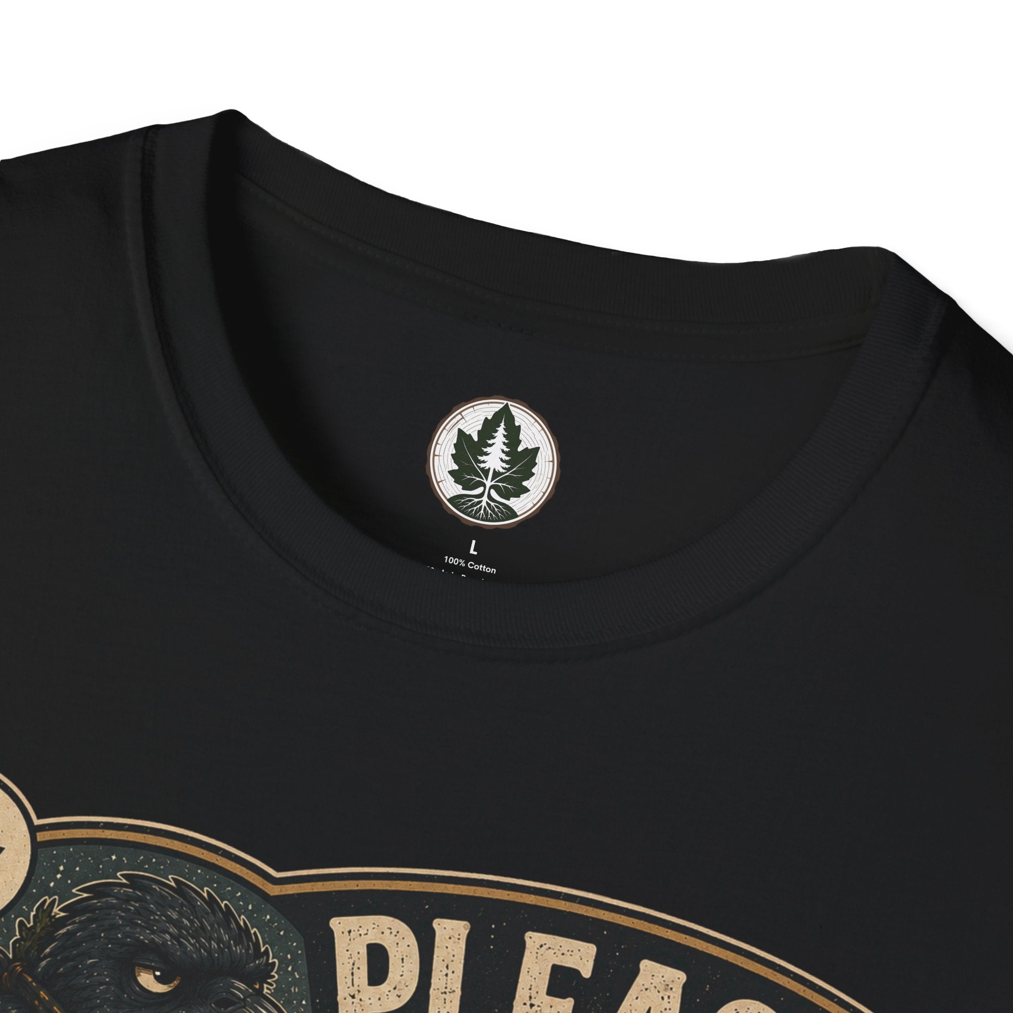 Please Leaf Me Alone (This is Why I Work Alone) Version 5 T‑Shirt