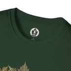 Skeleton Leaf Collage T‑Shirt