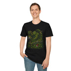 Kudzu Vine Monster with Garden Gnome Version 1 T‑Shirt