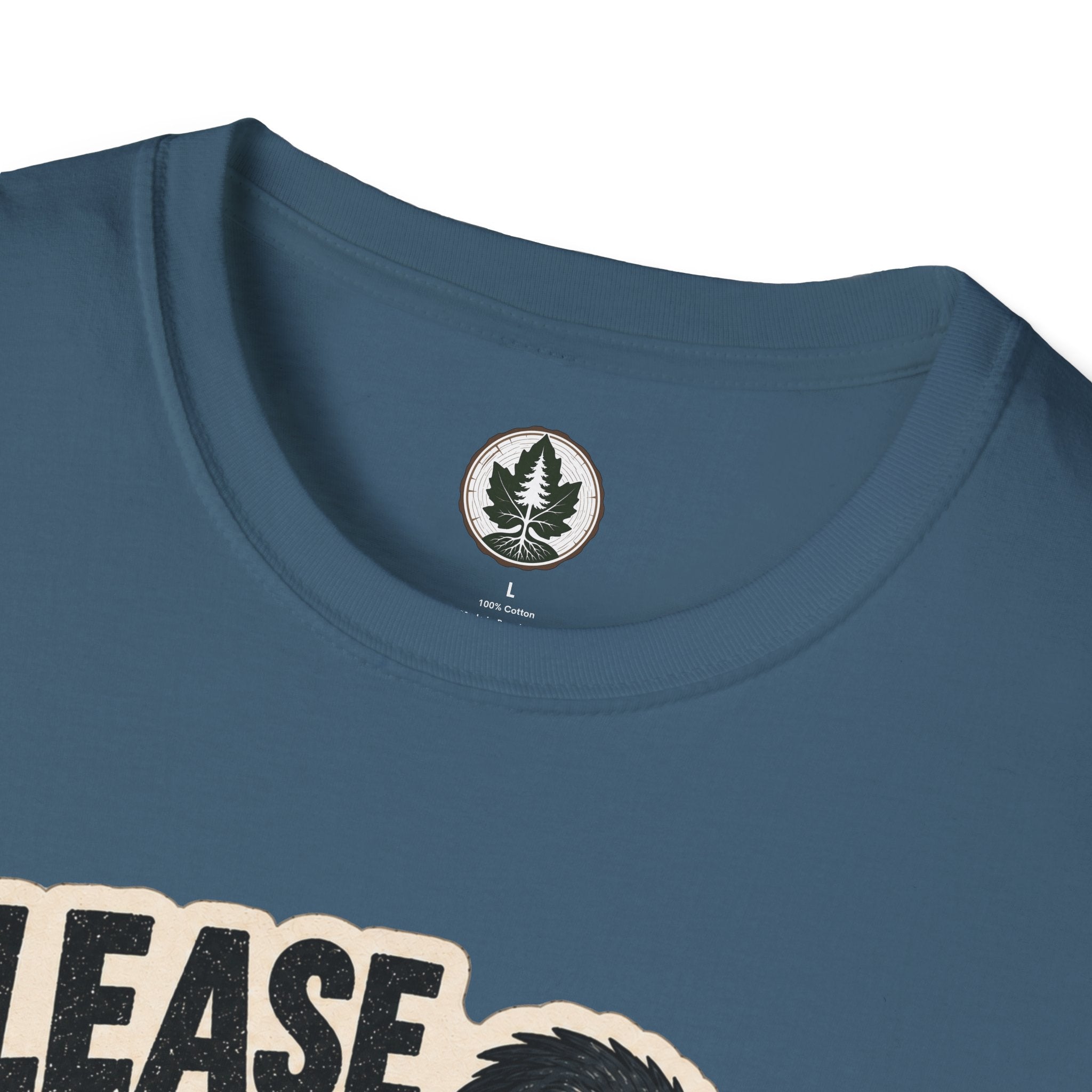 Please Leaf Me Alone (This is Why I Work Alone) Version 4 T‑Shirt