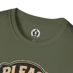 Please Leaf Me Alone (This is Why I Work Alone) Version 3 T‑Shirt
