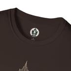 Skeleton Sugar Maple Leaf T‑Shirt