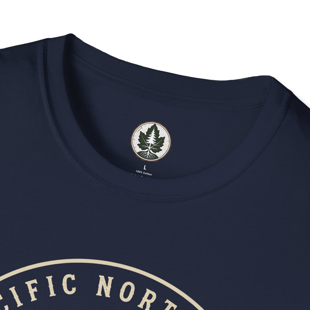 Pacific Northwest Mountain T‑Shirt — “Wild by Nature” Tee