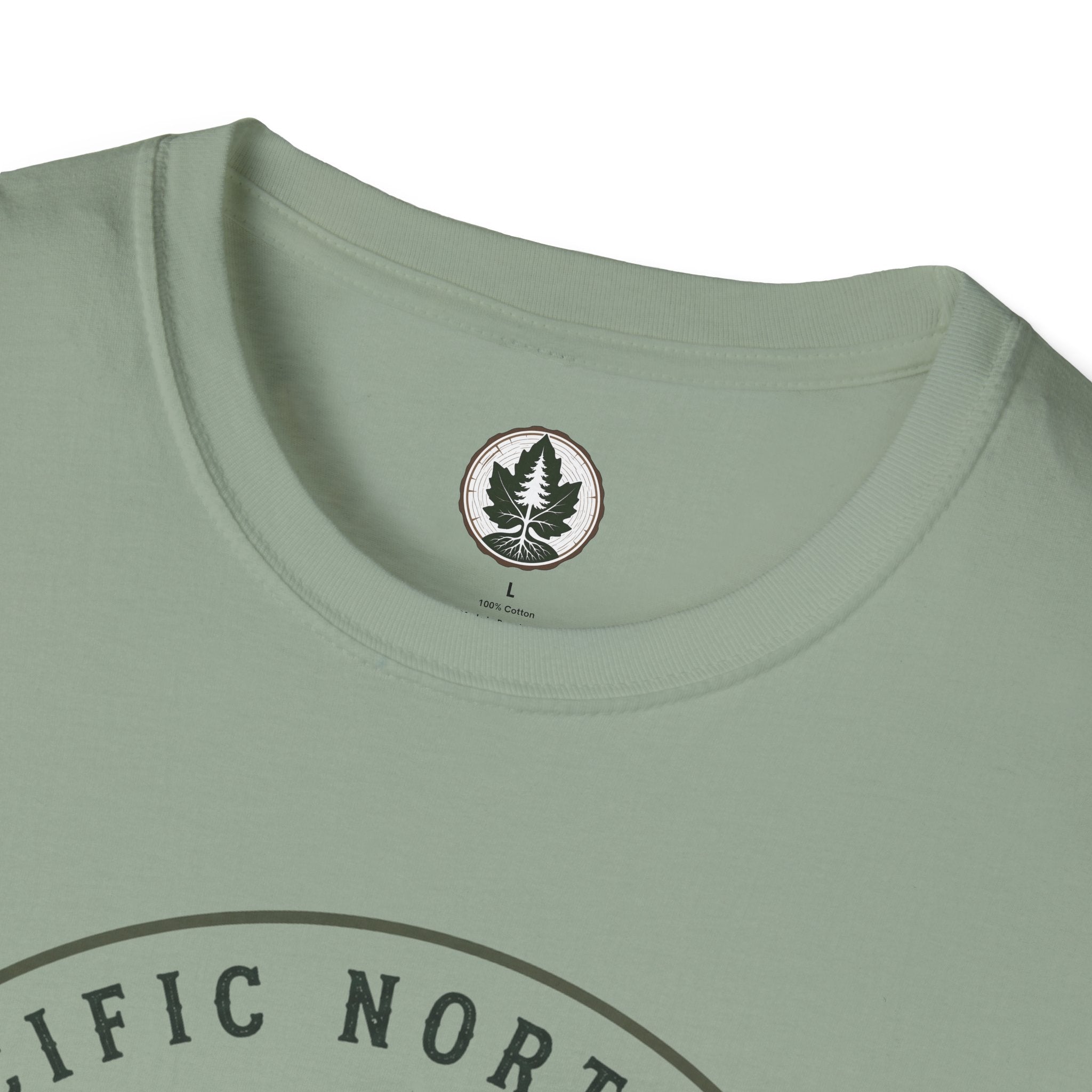 Pacific Northwest Mountain T‑Shirt — “Wild by Nature” Tee