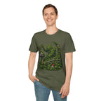 Kudzu Vine Monster with Garden Gnome Version 1 T‑Shirt