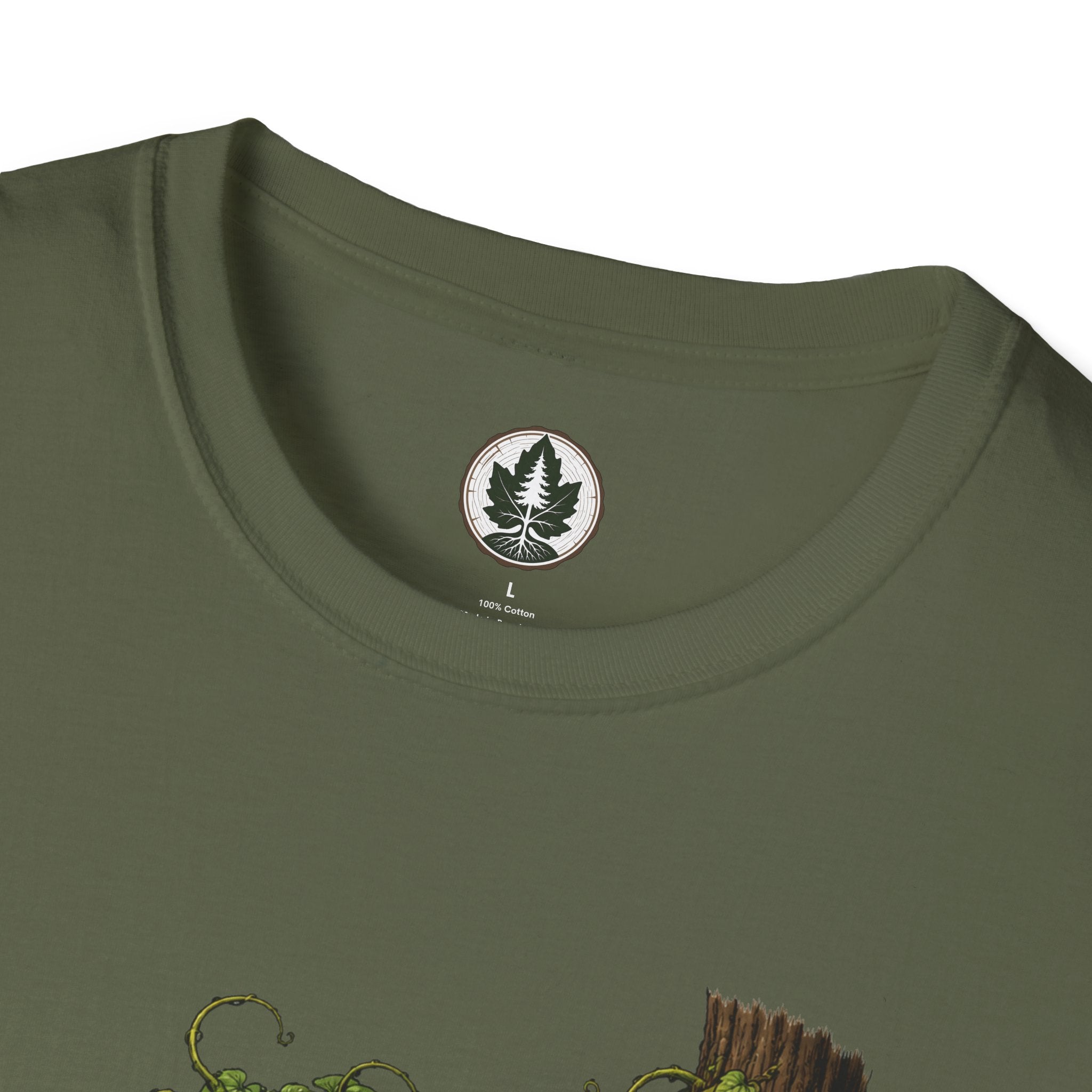 Kudzu Vine Monster with Garden Gnome Version 2 T‑Shirt