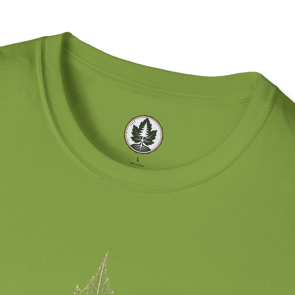 Skeleton Sugar Maple Leaf T‑Shirt