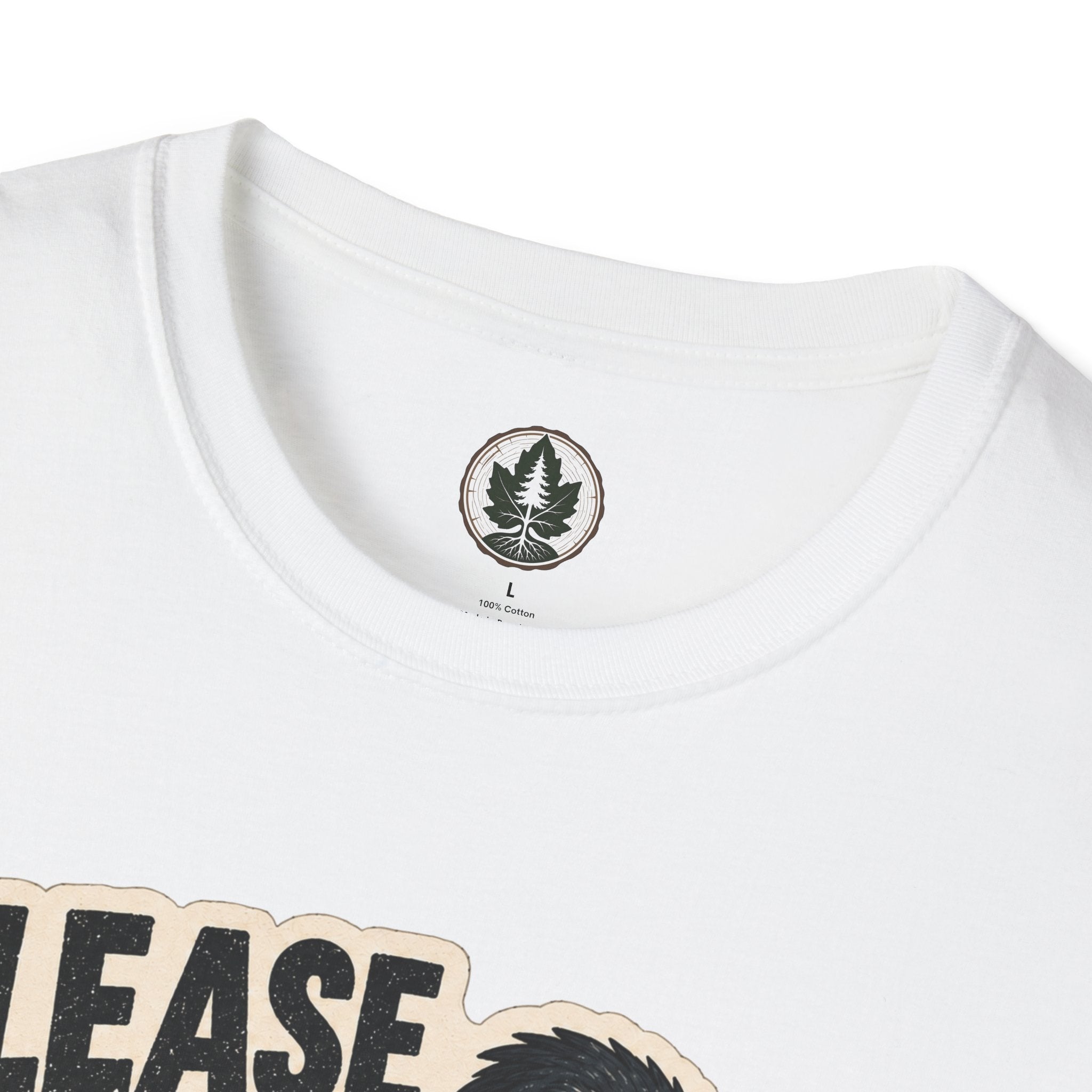 Please Leaf Me Alone (This is Why I Work Alone) Version 4 T‑Shirt