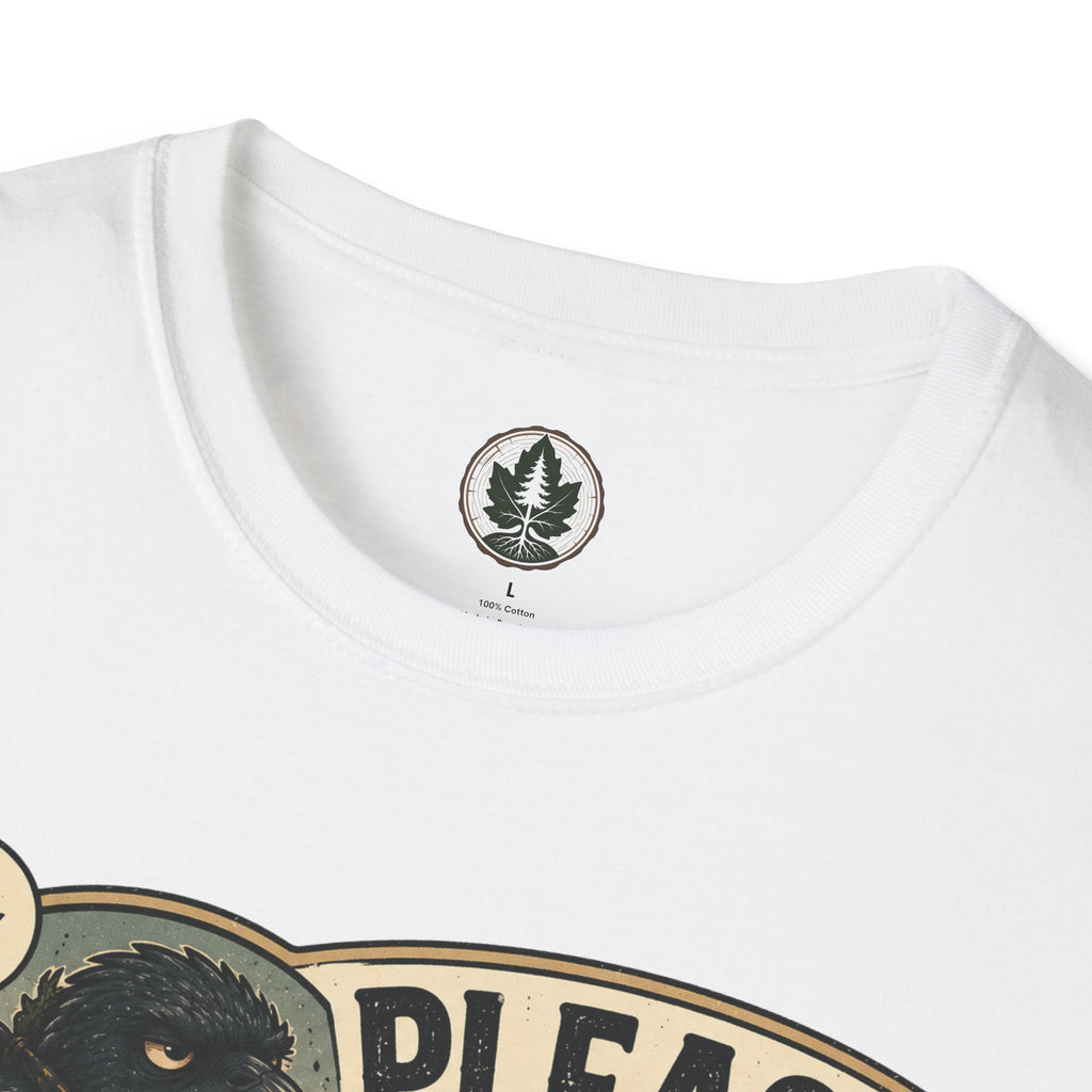 Please Leaf Me Alone (This is Why I Work Alone) Version 5 T‑Shirt