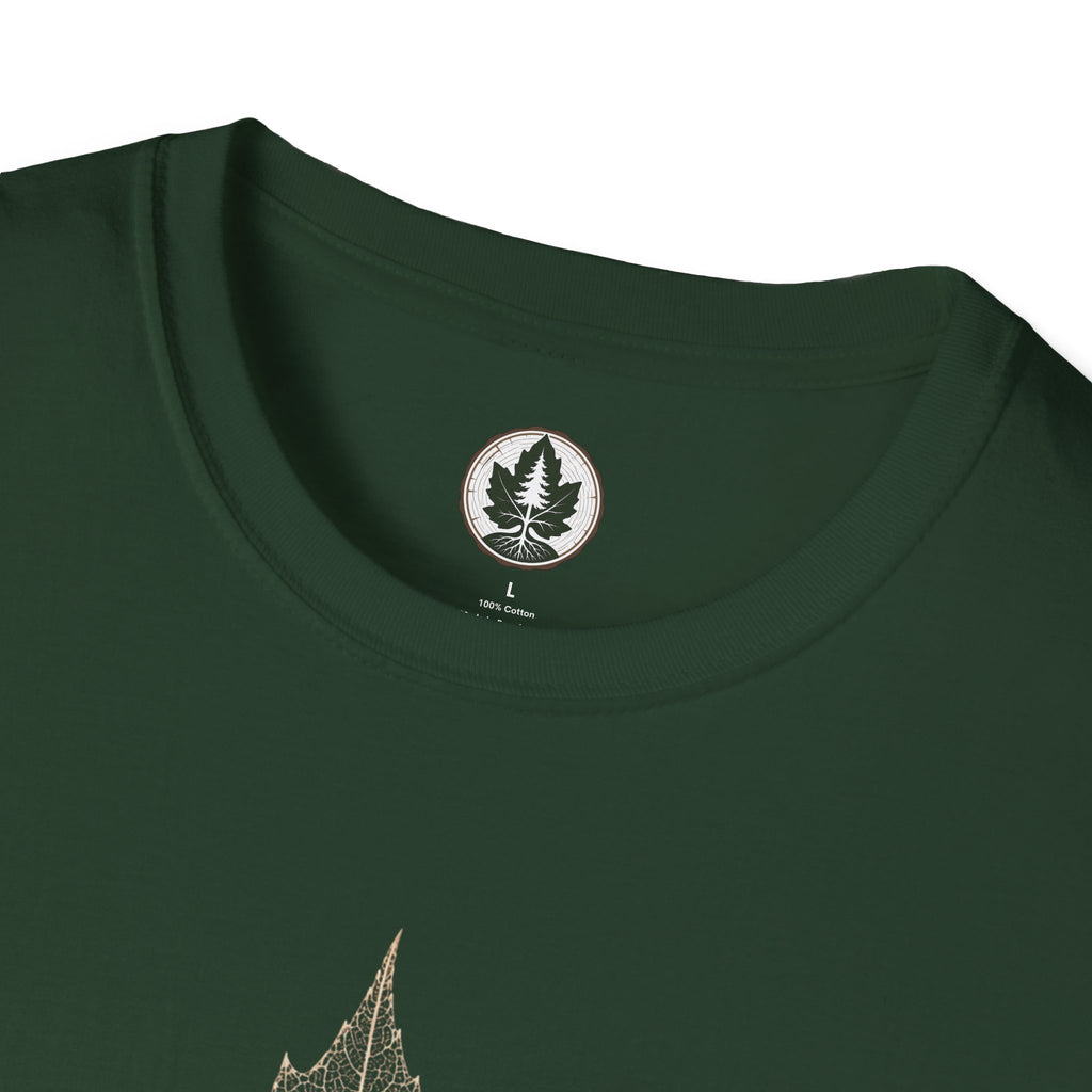 Skeleton Sugar Maple Leaf T‑Shirt