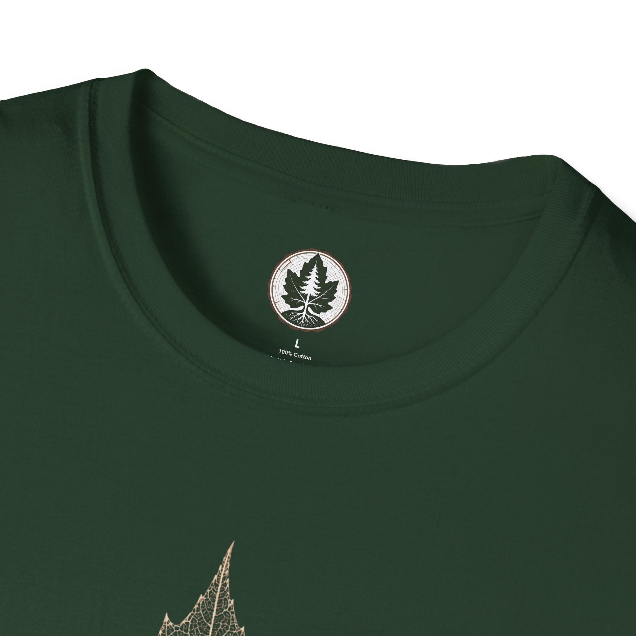 Skeleton Sugar Maple Leaf T‑Shirt