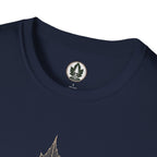 Skeleton Sugar Maple Leaf T‑Shirt