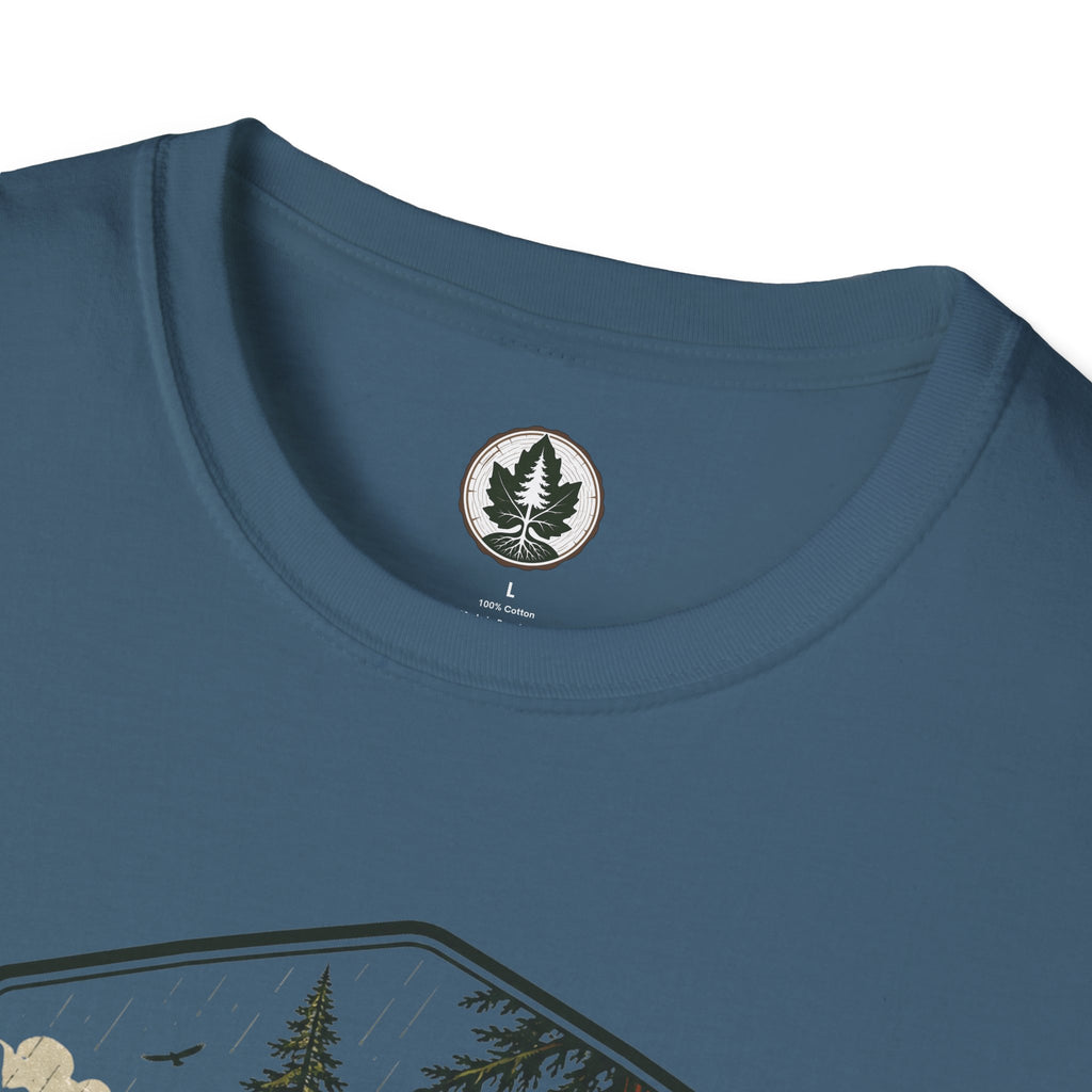 Pacific Northwest Trees, Tall, Damp, Superior T‑Shirt