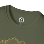 Skeleton Ginkgo Leaf T‑Shirt