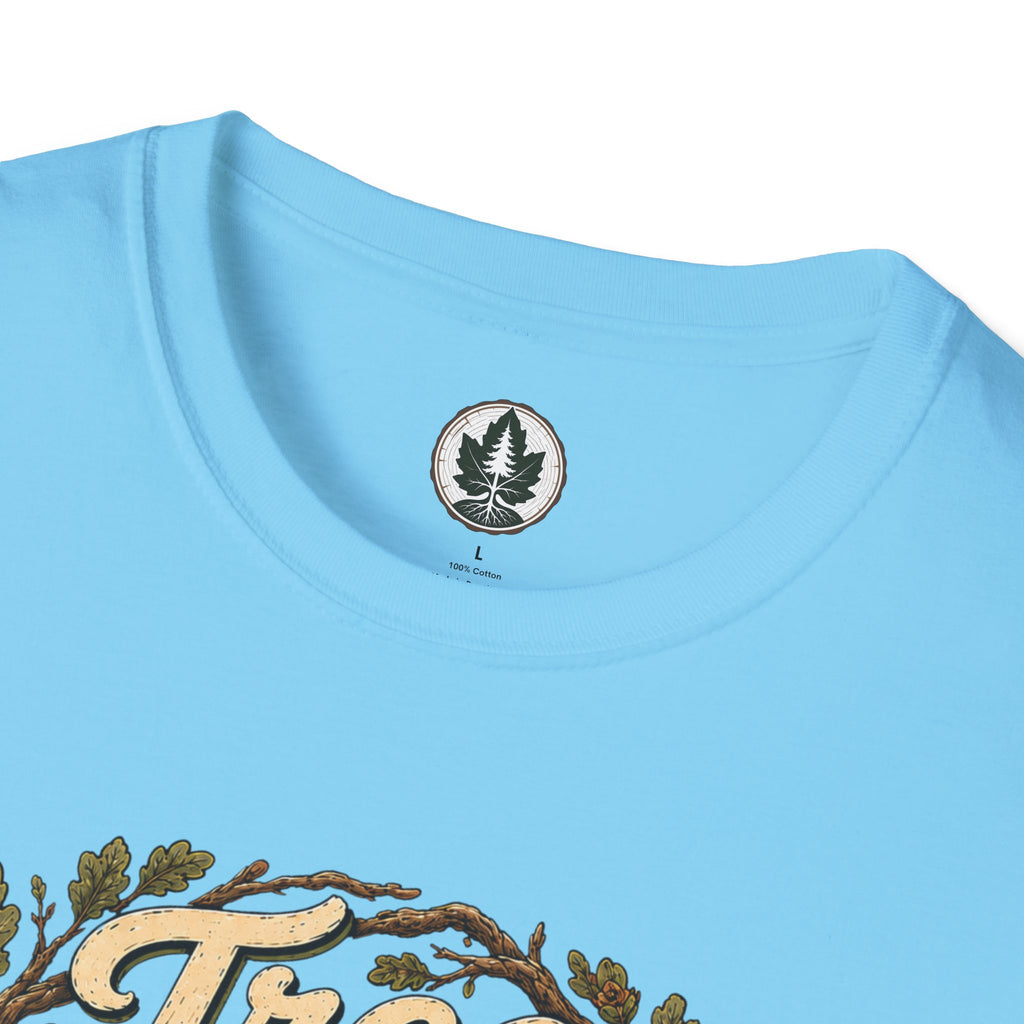 Tree Zen Version 1 Framed in Oak Branches and Leaves T‑Shirt