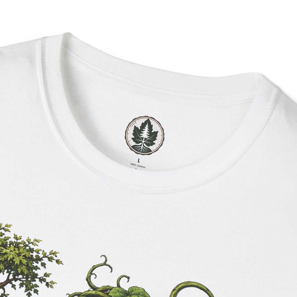 Kudzu Vine Monster with Garden Gnome Version 4 T‑Shirt