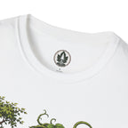 Kudzu Vine Monster with Garden Gnome Version 4 T‑Shirt