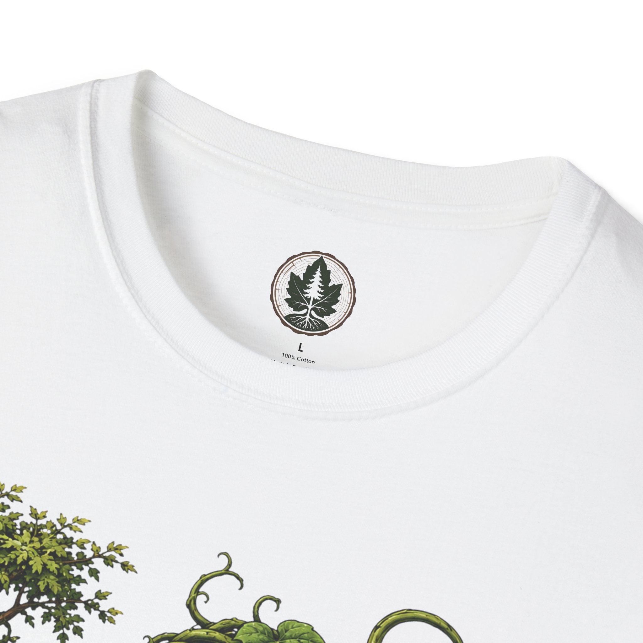 Kudzu Vine Monster with Garden Gnome Version 4 T‑Shirt