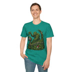Kudzu Vine Monster with Garden Gnome Version 1 T‑Shirt