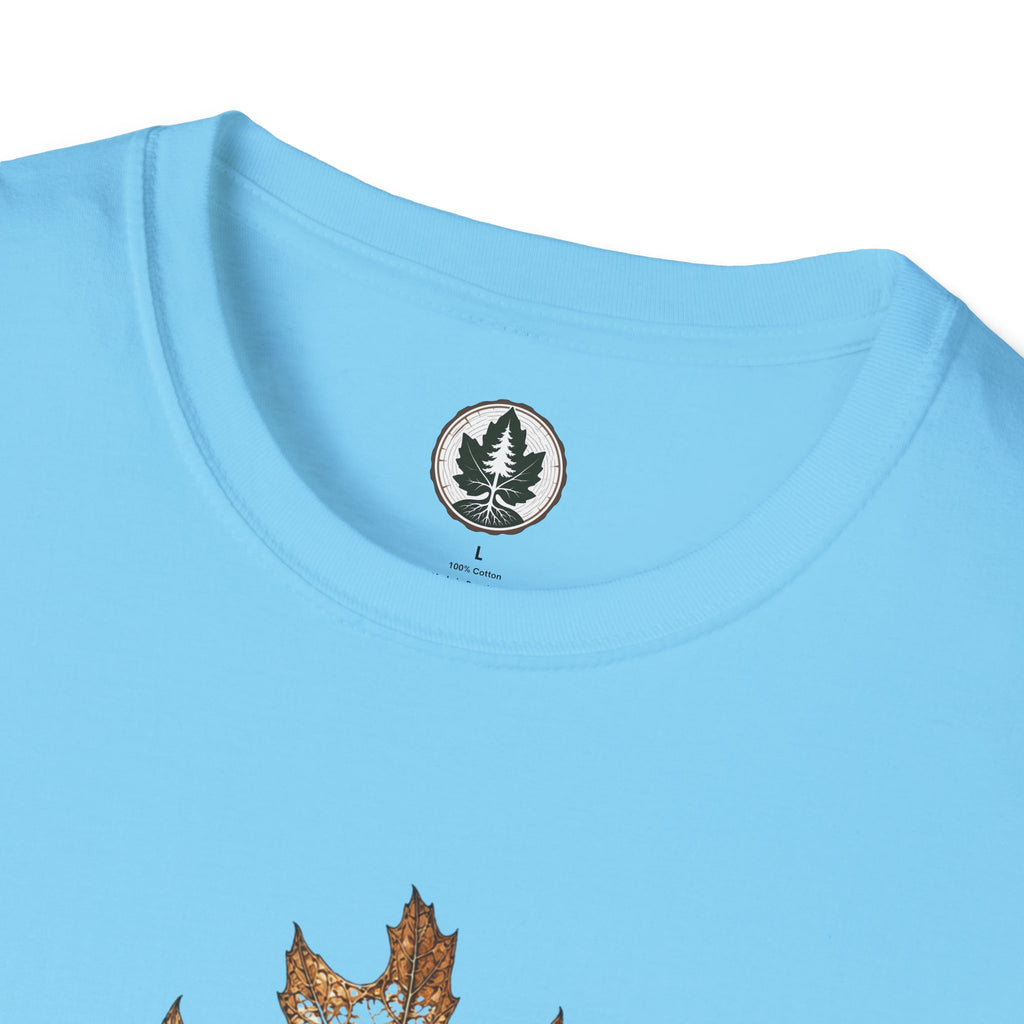 Skeleton Red Oak Leaf T‑Shirt