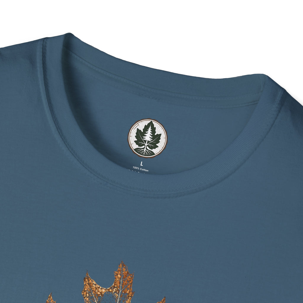 Skeleton Red Oak Leaf T‑Shirt