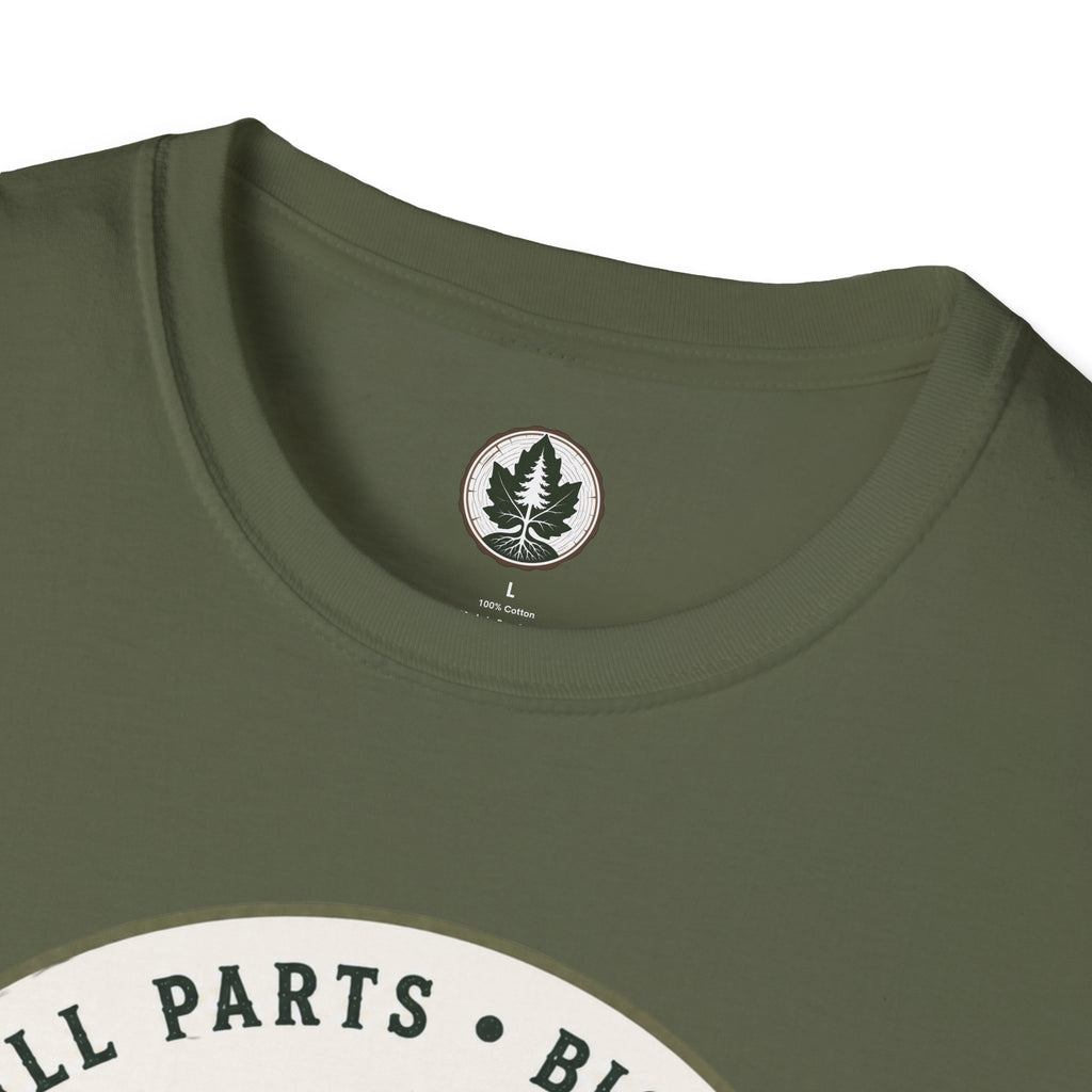 Pacific Northwest Tree T‑Shirt — “Small Parts - Big Forest” Tee
