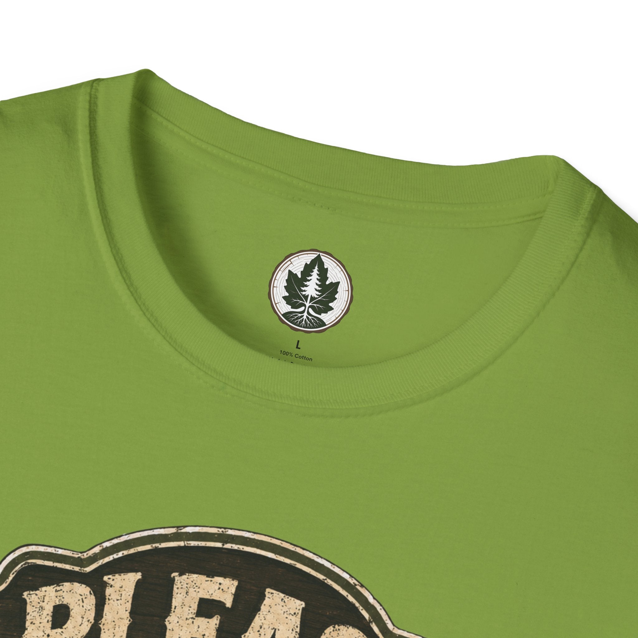 Please Leaf Me Alone (This is Why I Work Alone) Version 3 T‑Shirt