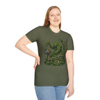 Kudzu Vine Monster with Garden Gnome Version 1 T‑Shirt