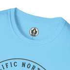 Pacific Northwest Mountain T‑Shirt — “Wild by Nature” Tee