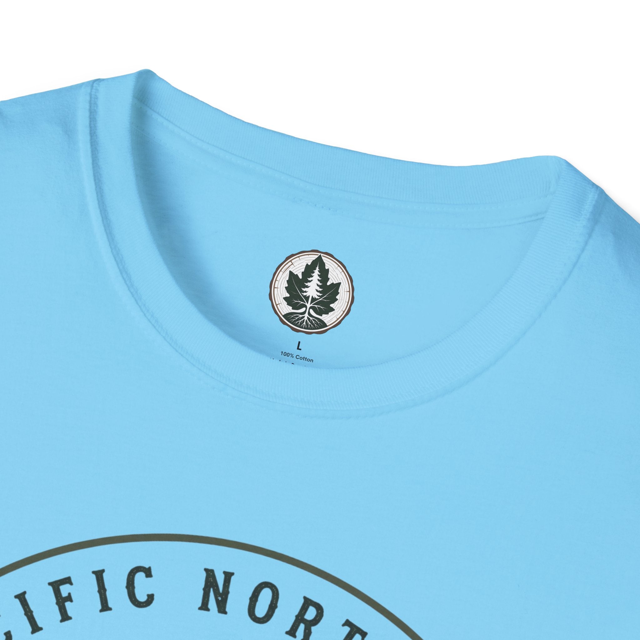 Pacific Northwest Mountain T‑Shirt — “Wild by Nature” Tee