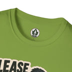 Please Leaf Me Alone (This is Why I Work Alone) Version 4 T‑Shirt