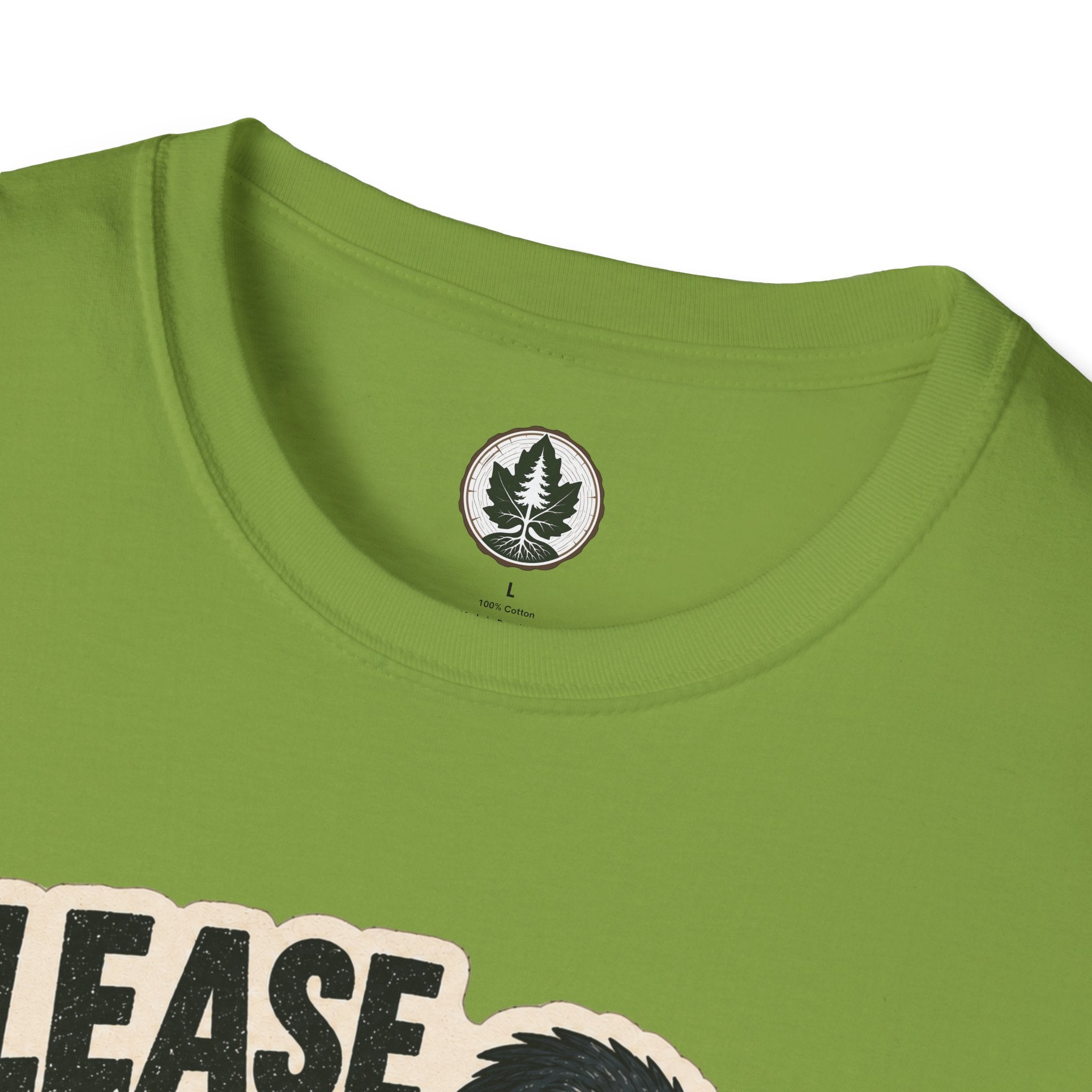 Please Leaf Me Alone (This is Why I Work Alone) Version 4 T‑Shirt