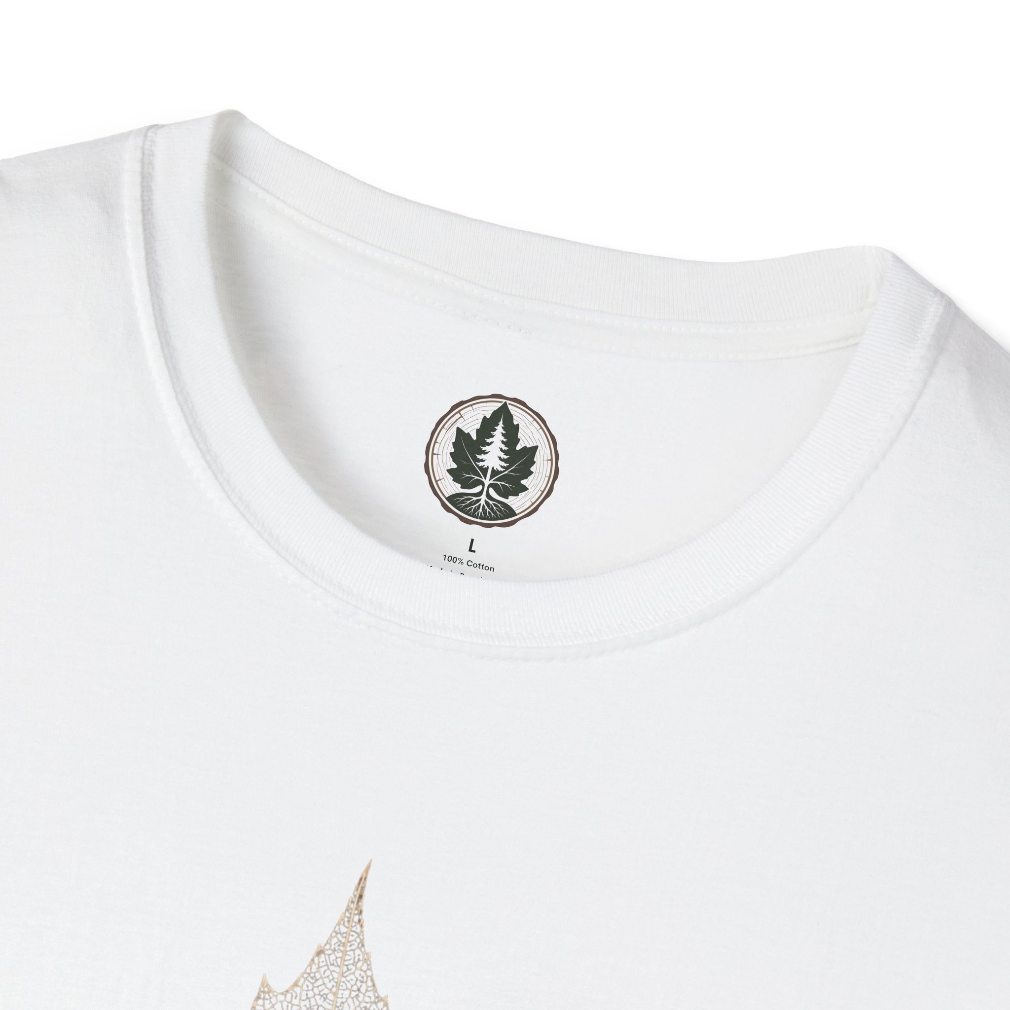 Skeleton Sugar Maple Leaf T‑Shirt