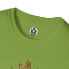 Skeleton Red Oak Leaf T‑Shirt