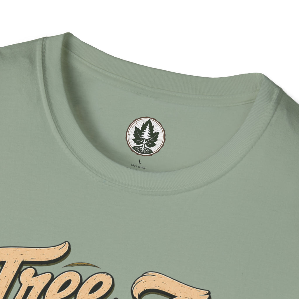 Tree Zen Version 3 with Forest and Mountains in background T‑Shirt