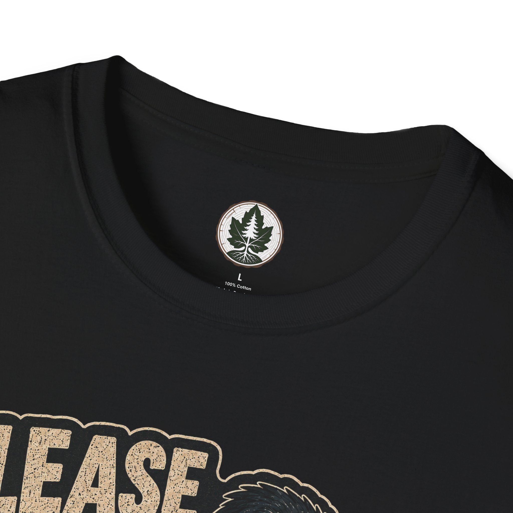 Please Leaf Me Alone (This is Why I Work Alone) Version 4 T‑Shirt