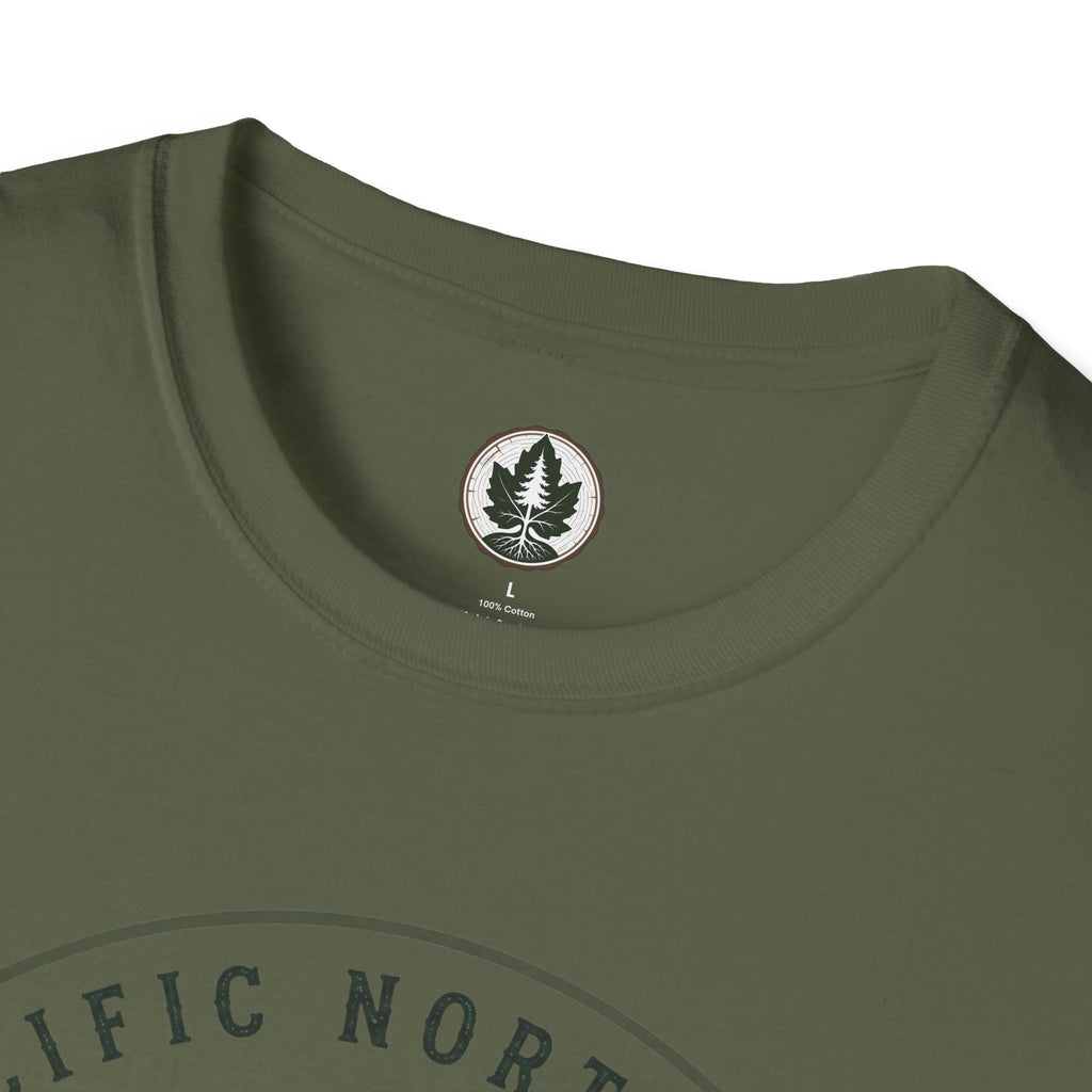 Pacific Northwest Mountain T‑Shirt — “Wild by Nature” Tee