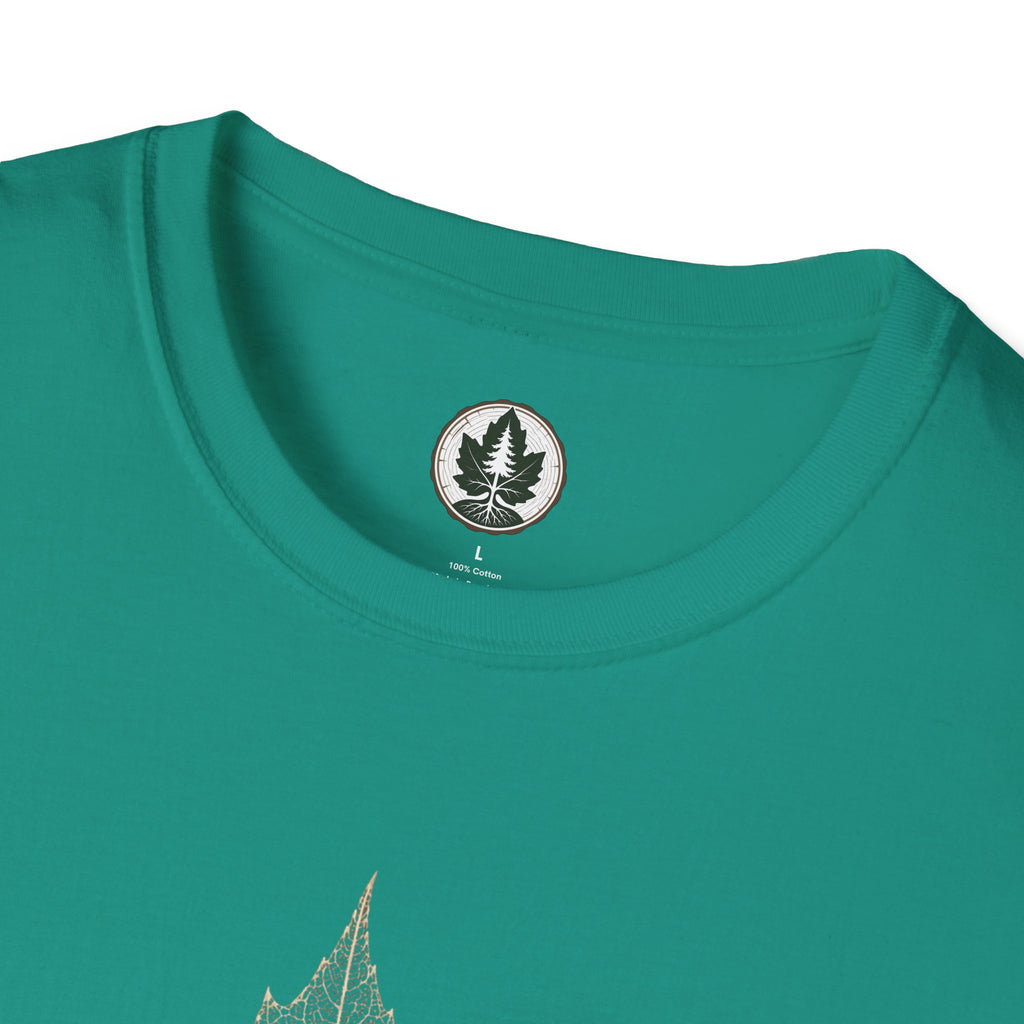 Skeleton Sugar Maple Leaf T‑Shirt
