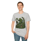 Kudzu Vine Monster with Garden Gnome Version 1 T‑Shirt