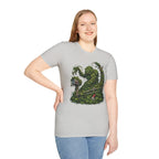 Kudzu Vine Monster with Garden Gnome Version 1 T‑Shirt