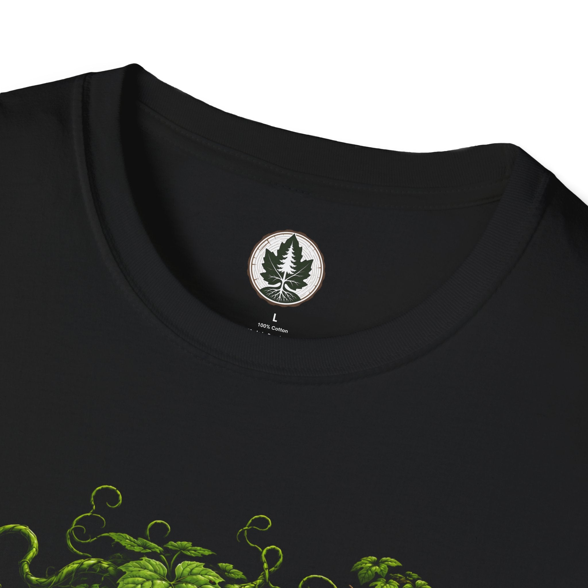 Kudzu Vine Monster with Garden Gnome Version 3 T‑Shirt