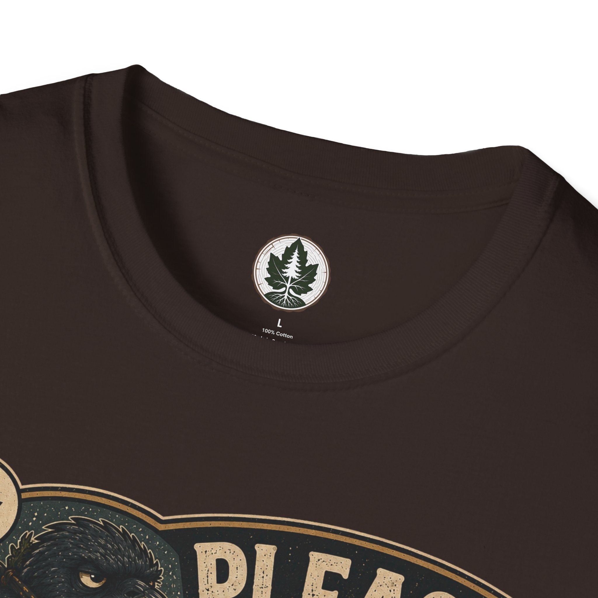 Please Leaf Me Alone (This is Why I Work Alone) Version 5 T‑Shirt