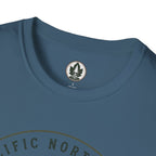 Pacific Northwest Mountain T‑Shirt — “Wild by Nature” Tee