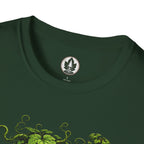 Kudzu Vine Monster with Garden Gnome Version 3 T‑Shirt