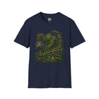 Kudzu Vine Monster with Garden Gnome Version 1 T‑Shirt