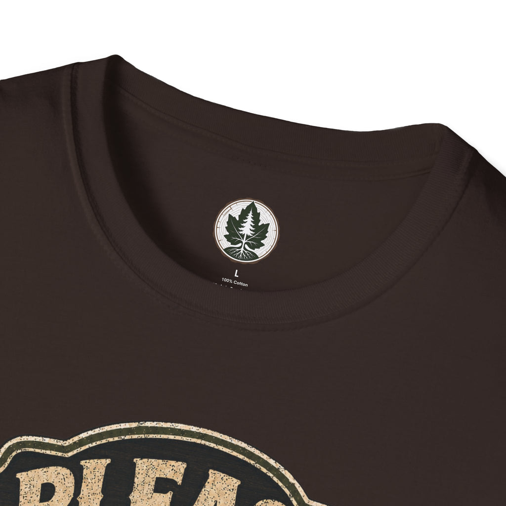 Please Leaf Me Alone (This is Why I Work Alone) Version 3 T‑Shirt